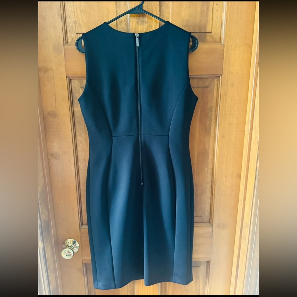 Elegant Black Sleeveless Dress - Picture 2 of 2